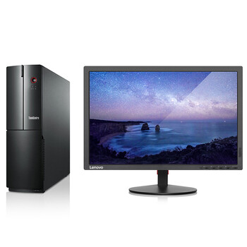 联想（ThinkCentre）E73S（10EN0013CD）台式电脑（G3250T 4GB 500GB 核显 串并口 Win7）19.5英寸
