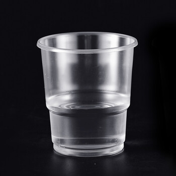 一次性杯子航空杯塑杯加厚120只透明塑料杯200ml水杯 红色