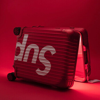 箱包24寸网红拉杆箱红色28寸结婚旅行箱22寸 supreme同款红色旅行箱子