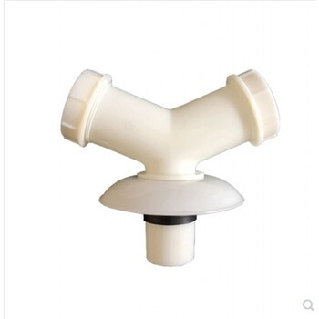 面盆拖把池40/50/75通用下水管道y型接头 40/50pvc管y型三通