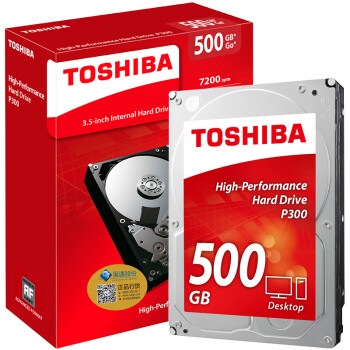 ֥(TOSHIBA)P300ϵ 500G 7200ת64M SATA3 ̨ʽӲ(HDWD105)