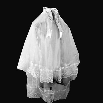 黑暗哥特洛丽塔lolita复古蕾丝双层插梳黑色头纱发饰拍摄表演饰品ps