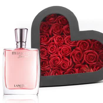 兰蔻(lancome) 兰蔻香水美丽人生奇迹香水珍爱爱恋午夜玫瑰香水礼盒送