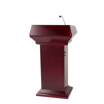 迪恩斯多功能演讲台带话筒木质培训讲台讲桌 dyt-22_ 4折现价4000元