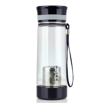 
                                                                                希乐泡茶功能杯XL-5660/5680 500ml/650ml带提绳杯太空杯水茶分离水杯子 本色 650ml XL-5680                