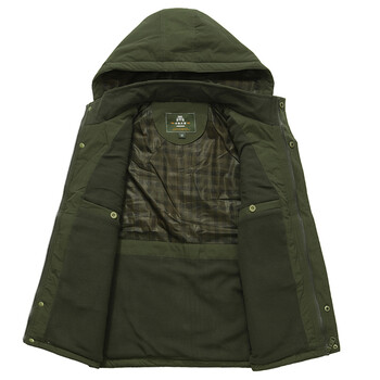 战地吉普(afs jeep)14秋冬季新款无袖背心棉马甲马夹韩版加厚多口袋