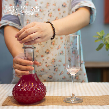 
                                                            贸号生活 无铅玻璃红酒瓶 密封空瓶自酿葡萄酒瓶储存泡药酒 800ml                