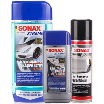 索纳克斯(SONAX)洗车打蜡套餐洗车浓缩液新车水晶护理蜡漆面油污清洗剂【厂家直发】