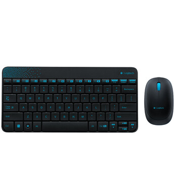 罗技（Logitech）无线键鼠套装 MK240（黑色）