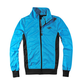 男女户外跑步运动服速干衣休闲外套 浅蓝色 xl