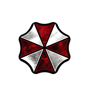 cklde 生化危机车贴保护伞个性反光车身贴汽车划痕遮挡贴纸改装灯眉贴