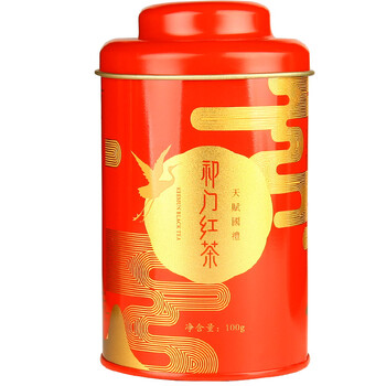 【京东超市】迎客松 茶叶 红茶 祁门红茶罐装100g