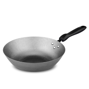 
                                        炊大皇（COOKER KING） 炊大皇无涂层精钢铸铁炒锅铁锅电磁炉通用 30cm                