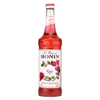 
                                        MONIN莫林 玫瑰风味糖浆 进口糖浆果露 浓缩糖浆 调酒糖浆 咖啡糖浆 700ml                