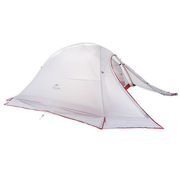 户外双人双层20d涂硅四季露营户外帐篷仅重1.