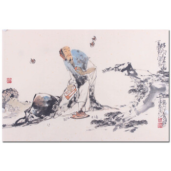 李东献《品茶图》