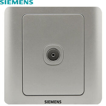 西门子开关插座 远景系列 电视信号插座 86型 数字电视插座 有线电视