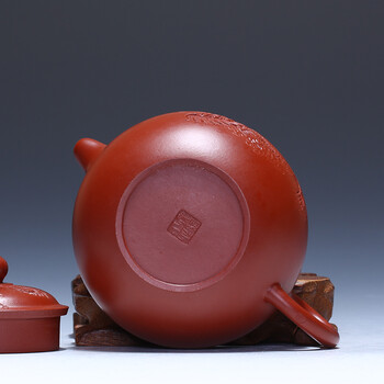 王正国  实力派陶手  大红袍朱泥【火龙】宜兴紫砂壶茶壶