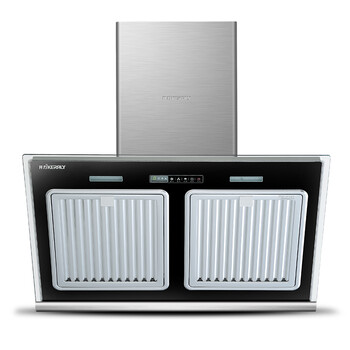 开力(keraly) k5a 全黑钢化玻璃面罩 延时关机 立体大风轮 侧吸式触摸