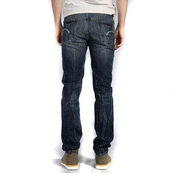 2014新品 鸿星尔克erke 简约休闲 百搭男裤 男牛仔裤11214137280 a4