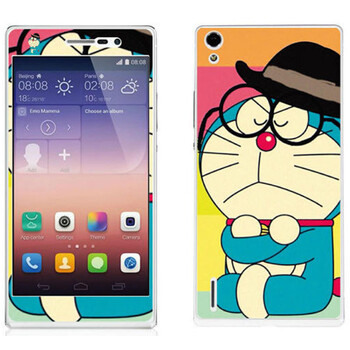 适用于华为p7 生气的蓝胖子