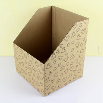 桌面收纳纸质收纳盒 折叠小书架简易 桌上文件架学生分类书籍收纳箱