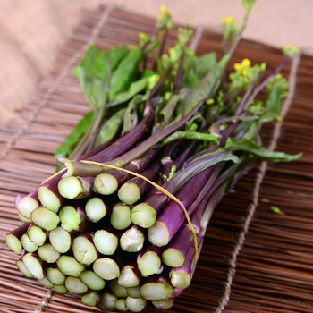 【憨大方】武汉洪山红菜苔,新鲜菜苔新鲜采摘3斤(1500克)发顺丰