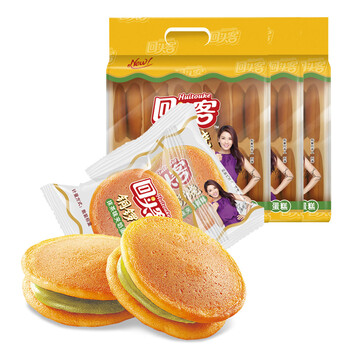 回头客 铜锣烧(抹茶味)160gx3包装组合