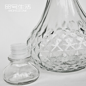 
                                                            贸号生活 无铅玻璃红酒瓶 密封空瓶自酿葡萄酒瓶储存泡药酒 800ml                