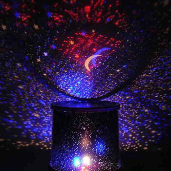 
                                                            普通款星空灯 LED星空投影灯 星星灯不旋转不带音乐星空投影仪 生日礼物情人节礼品 星空伊人                