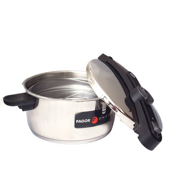 Fagor/法格 Chef/厨师系列压力锅4L 不锈钢西班牙外国进口高压锅 燃气电通用智能