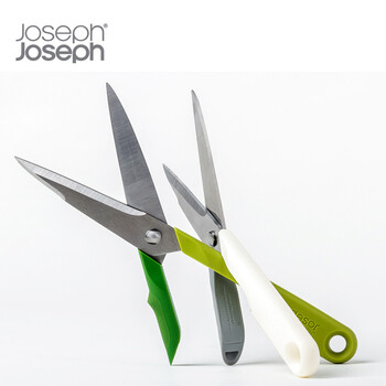 
                                        英国Joseph Joseph进口剪刀 多功能二合一剪刀 304不锈钢剪子 绿色                