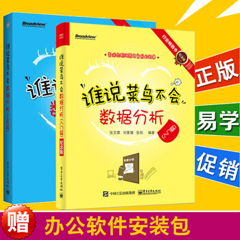 《全彩书籍 谁说菜鸟不会数据分析入门篇+工具