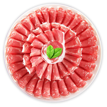 额尔敦内蒙羔羊肉片生鲜羊肉380g草原散养锡林郭勒盟羊肉卷火锅食材