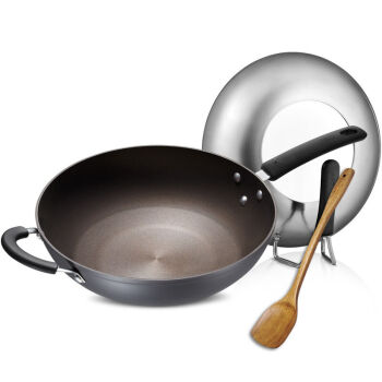 【京东自供】爱仕达炒锅ASD少油烟不粘锅 烹饪锅具NJ8332E 32cm