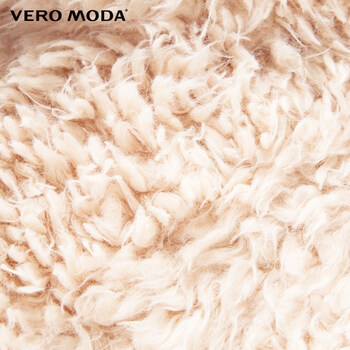 Vero Moda柔软泰迪毛连帽女士连帽短外套|314409004 020白色 170/88A/L