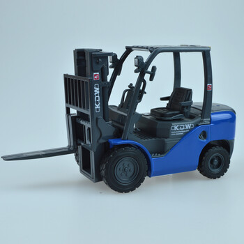 凯迪威1:20叉车玩具合金仿真仓库搬货儿童原厂重型金属汽车模型男孩