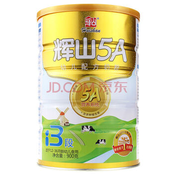 辉山(huishan) 辉山5a金装奶粉婴儿配方奶粉3段 1罐