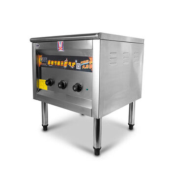 电热蒸炉 商用节能方形单孔蒸箱蒸包炉 蒸肠粉机小笼包炉 红色