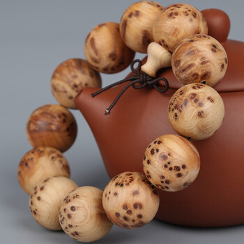 【宗教文化】侧柏佛珠手串20mm,香气高 佩戴好看 佛法加持 qx94