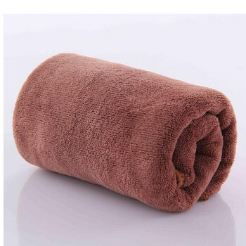 花菲雨 洗浴桑拿美容院毛巾浴巾洗脸巾 咖啡色 25*25