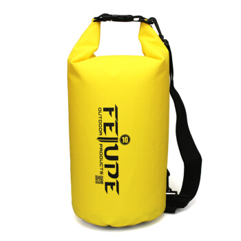 菲普(FEIUPE)游泳包漂流包防水专用包 男女单肩包沙滩包收纳包 加厚防水包泳袋 黄色