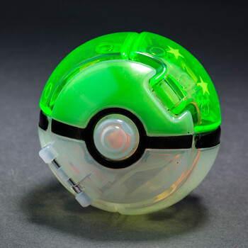 go宝可梦触碰可翻转精灵球爆炸精灵球玩具 翻转狩猎球透明版_现价-1元
