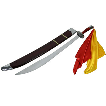 儿童武术表演刀软刀响刀武术表演软刀未开刃 成人单刀 彩刀 刀鞘