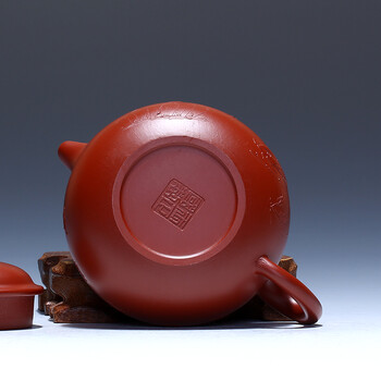 王正国  实力派陶手  大红袍【泥绘仿古】宜兴紫砂壶茶壶