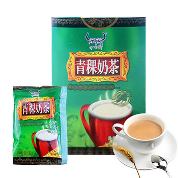 圣湖 青海特产青稞奶茶220g/盒 冲饮甜味奶茶早晚茶_ 5折现价28元
