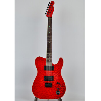 guvnor正品tele红色电吉他新手黄贯中纪念款电吉他初学者主音吉他入门