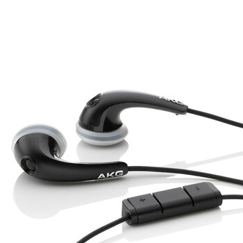 
                                        AKG K318 入耳式耳机 立体声音乐耳机 苹果手机通话耳机 黑色                