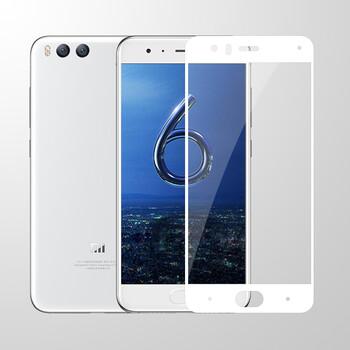 派滋 小米6钢化膜 小m6全屏钢化手机贴膜  白色