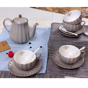 茶具/咖啡具 整套茶具 coda 【coda】 蔻达皇家下午茶套装 浅灰色